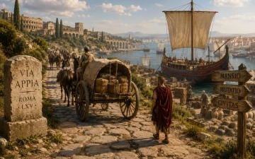 How the Roman Empire Moved Vehicles and Goods Across Vast Distances image blog section