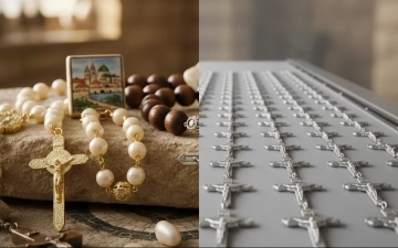 Jerusalem Artisan Rosaries Handcrafted vs. Mass-Produced image blog section