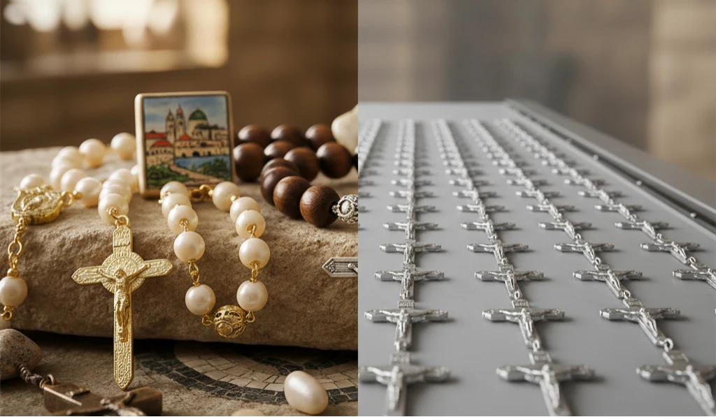 Jerusalem Artisan Rosaries Handcrafted vs. Mass-Produced image
