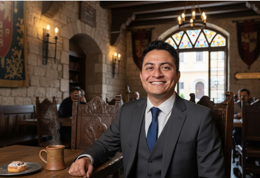 The Digital Philosopher of Rome: How SEO Expert Nestor Vazquez Found Wisdom in a Hidden Medieval Café image