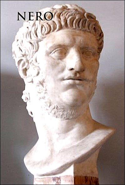 Nero (Roman Emperors) Busts, Statues, Information, Coins, Maps, Images